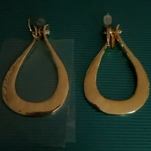 Bold oversized Gypsy pierced earrings